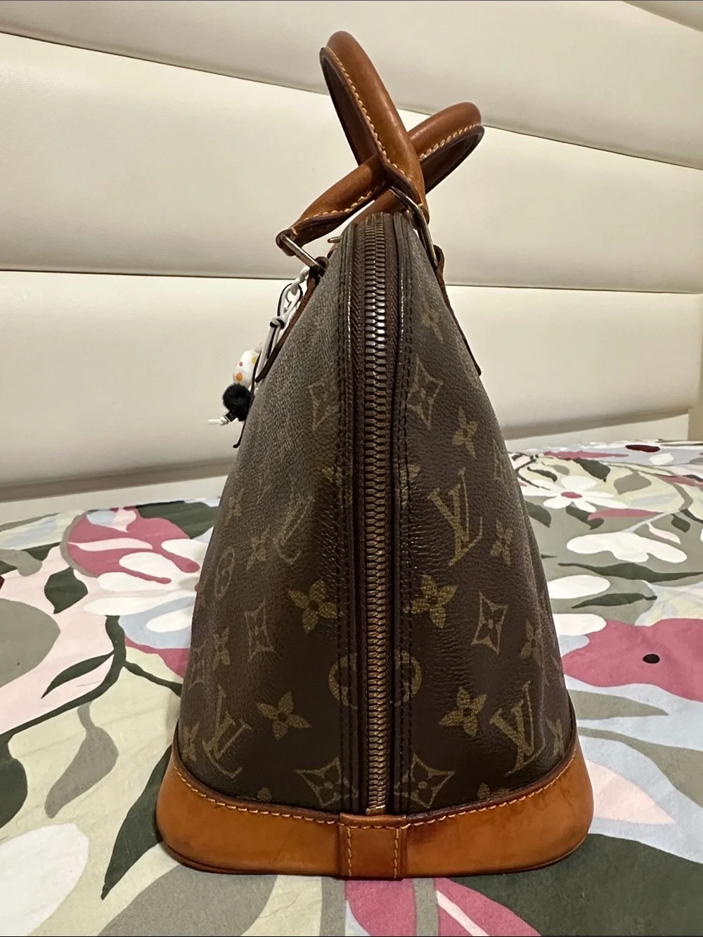 Louis Vuitton Brown Monogram Alma Satchel